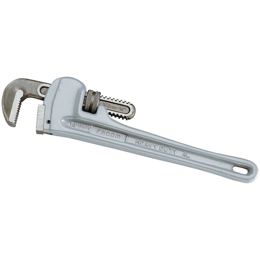 Light alloy 90° offset American model pipe wrench 60 mm