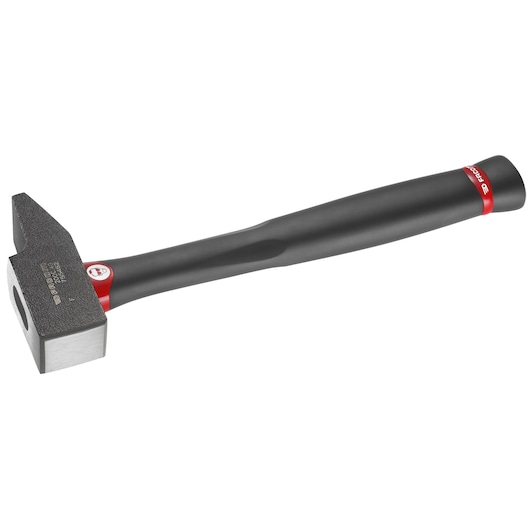 Graphite handle riveting engineer hammer, 26 mm