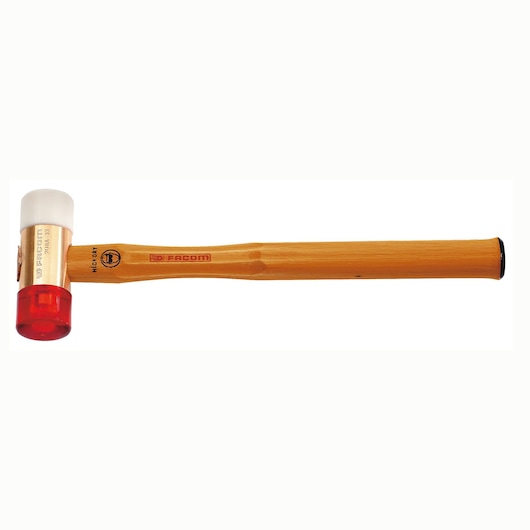 Adaptable tip mallet, 50 mm, aluminium body light series hammers