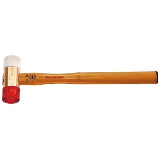 Adaptable tip mallet, 40 mm EC-EB, steel body heavy series hammers