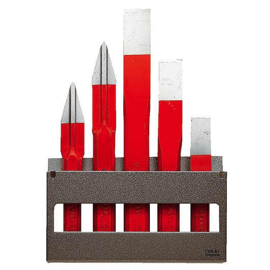 Chisel set, 5 pieces