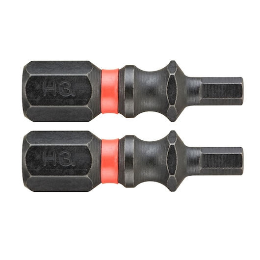 Hex 3 25mm IMPACT FLEXTORQ (2 PK)