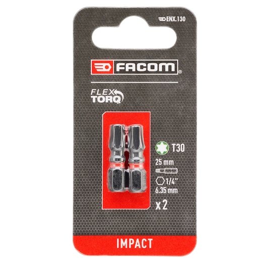 TORX® 25mmT30 Impact Flextorq (2 PK)