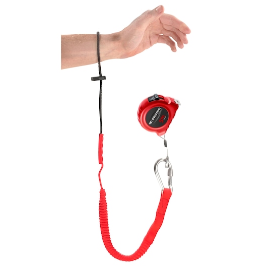 1.2 m Strap, Wrist Loop and 80mm Stainless Steel Snap Hook With Screw Safety Lock System