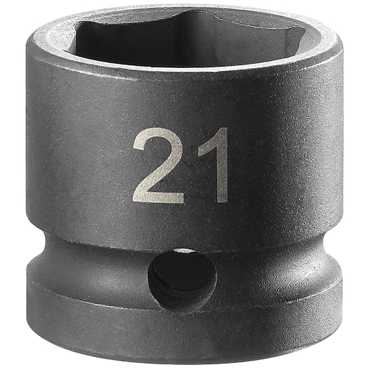 1/2" Short Impact Socket 21 mm